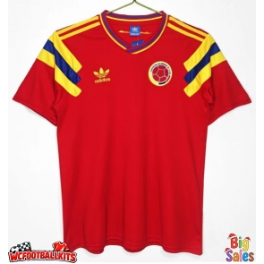Colombia 1990 Retro Away Shirt Men Short Sleeve