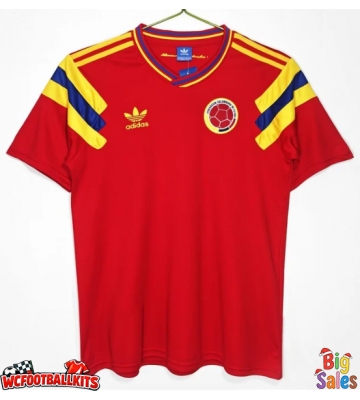 Colombia 1990 Retro Away Shirt Men Short Sleeve