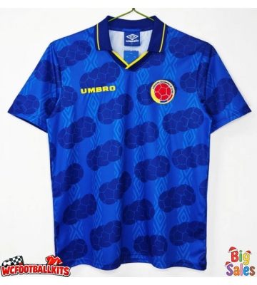 Colombia 1994 Retro Away Shirt Men Short Sleeve