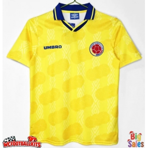 Colombia 1995 Retro Home Shirt Men Short Sleeve