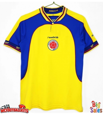 Colombia 2001 Retro Home Shirt Men Short Sleeve