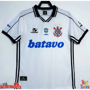 Corinthians 1999-2000 Retro Home Shirt Men Short Sleeve