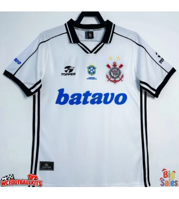 Corinthians 1999-2000 Retro Home Shirt Men Short Sleeve