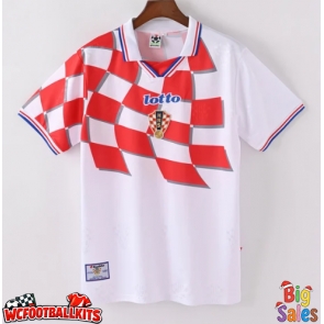 Croatia 1998 Retro Home Shirt Men Short Sleeve