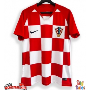 Croatia 2018 Retro Home Shirt Men Short Sleeve