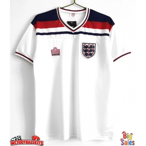 England 1982 Retro Home Shirt Men Short Sleeve