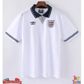 England 1990 Retro Home Shirt Men Short Sleeve