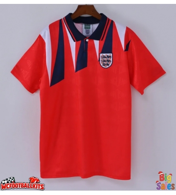 England 1992 Retro Away Shirt Men Short Sleeve