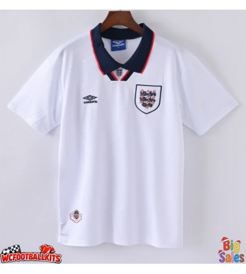 England 1994-1995 Retro Home Shirt Men Short Sleeve