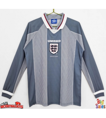 England 1996 Retro Away Shirt Men Long Sleeve