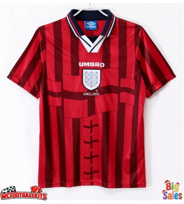 England 1998 Retro Away Shirt Men Short Sleeve