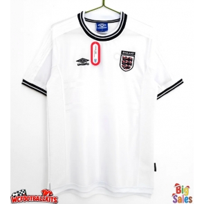 England 1999-2000 Retro Home Shirt Men Short Sleeve