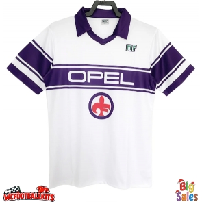 Fiorentina 1983-1985 Retro Away Shirt Men Short Sleeve
