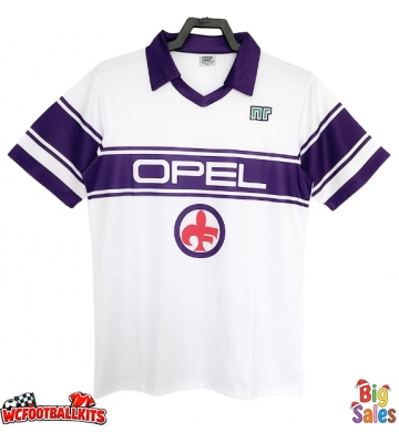 Fiorentina 1983-1985 Retro Away Shirt Men Short Sleeve