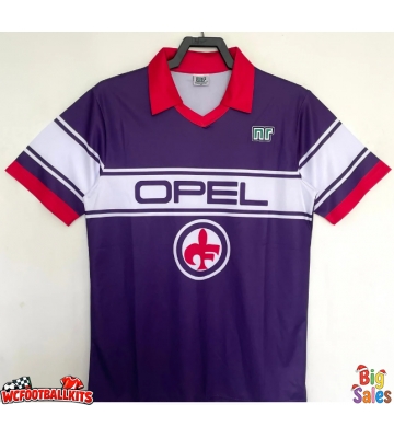 Fiorentina 1983-1985 Retro Home Shirt Men Short Sleeve