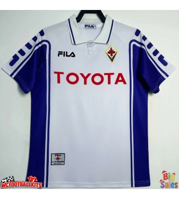 Fiorentina 1999-2000 Retro Away Shirt Men Short Sleeve