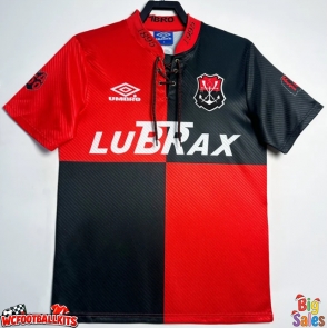 Flamengo 1995 Centenary Retro Home Shirt Men Short Sleeve