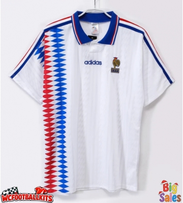 France 1994 Retro Away Shirt Men Short Sleeve