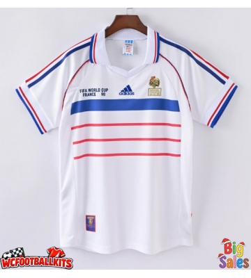 France 1998 Retro Away Shirt Men Short Sleeve