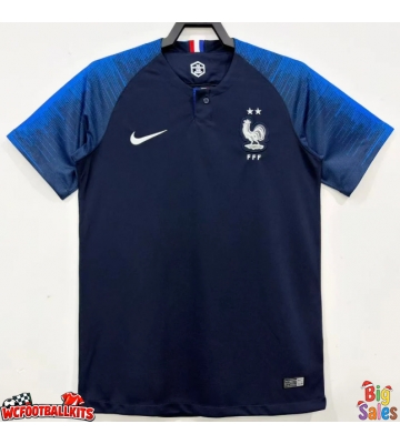 France 2018-2019 Retro Home Shirt Men Short Sleeve