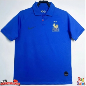 France 2019 Centenary Retro Home Shirt Men Short Sleeve