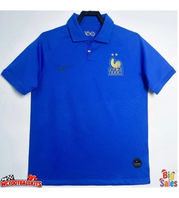 France 2019 Centenary Retro Home Shirt Men Short Sleeve