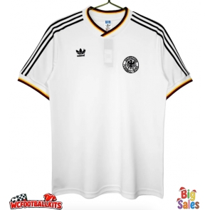 Germany 1986 Retro Home Shirt Men Short Sleeve