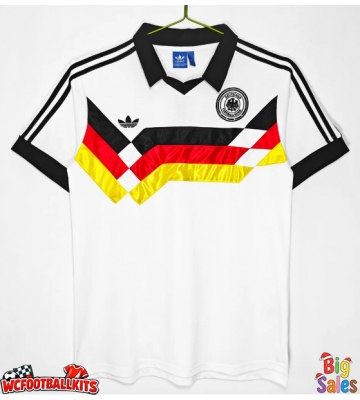 Germany 1988-1989 Retro Home Shirt Men Short Sleeve