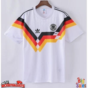 Germany 1990 Retro Home Shirt Men Short Sleeve