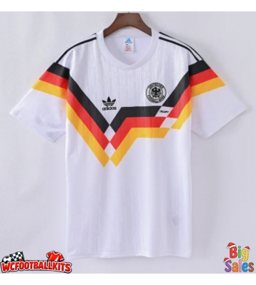 Germany 1990 Retro Home Shirt Men Short Sleeve