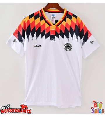 Germany 1994 Retro Home Shirt Men Short Sleeve