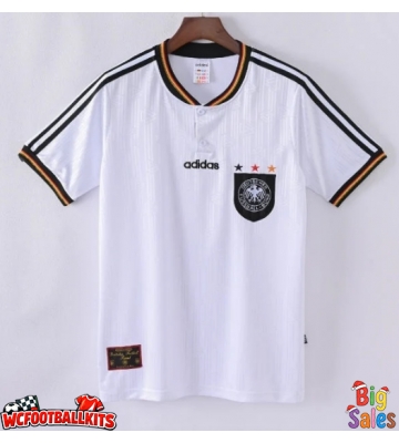 Germany 1996 Retro Home Shirt Men Short Sleeve