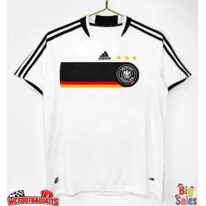 Germany 2008 Retro Home Shirt Men Short Sleeve