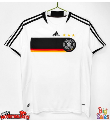 Germany 2008 Retro Home Shirt Men Short Sleeve
