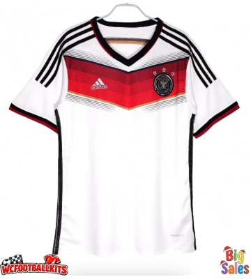 Germany 2014 Retro Home Shirt Men Short Sleeve