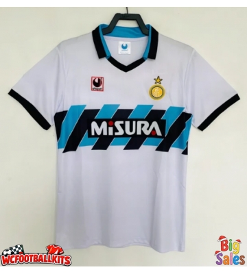 Inter Milan 1990-1991 Retro Away Shirt Men Short Sleeve