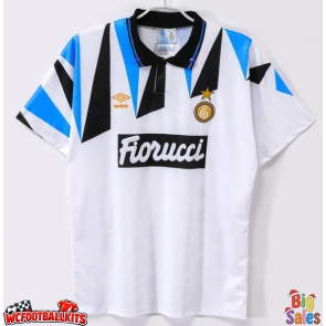 Inter Milan 1992-1993 Retro Away Shirt Men Short Sleeve