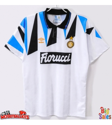Inter Milan 1992-1993 Retro Away Shirt Men Short Sleeve