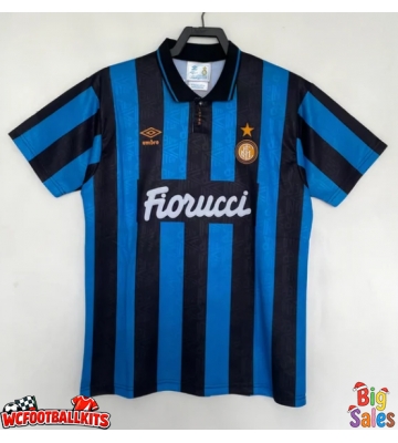 Inter Milan 1992-1994 Retro Home Shirt Men Short Sleeve