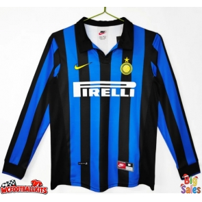 Inter Milan 1998-1999 Retro Home Shirt Men Long Sleeve