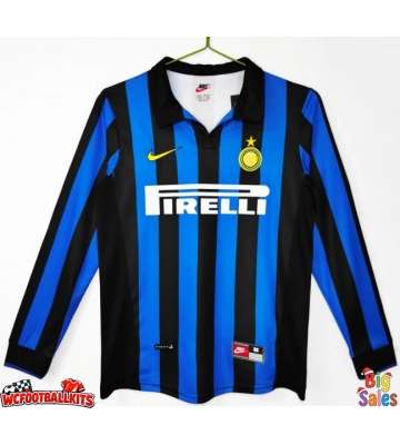 Inter Milan 1998-1999 Retro Home Shirt Men Long Sleeve
