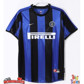 Inter Milan 1999-2000 Retro Home Shirt Men Short Sleeve