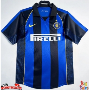 Inter Milan 2001-2002 Retro Home Shirt Men Short Sleeve