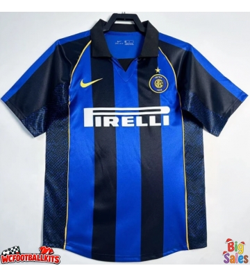 Inter Milan 2001-2002 Retro Home Shirt Men Short Sleeve