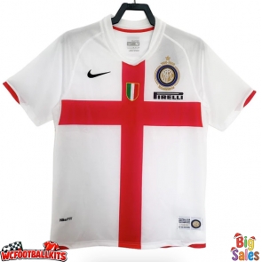 Inter Milan 2007-2008 Retro Away Shirt Men Short Sleeve