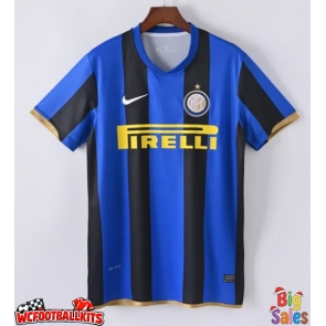 Inter Milan 2008-2009 Retro Home Shirt Men Short Sleeve