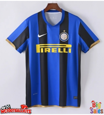 Inter Milan 2008-2009 Retro Home Shirt Men Short Sleeve
