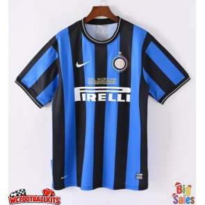 Inter Milan 2009-2010 Retro Home Shirt Men Short Sleeve