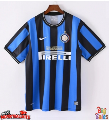 Inter Milan 2009-2010 Retro Home Shirt Men Short Sleeve