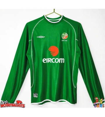 Ireland 2002 Retro Home Shirt Men Long Sleeve